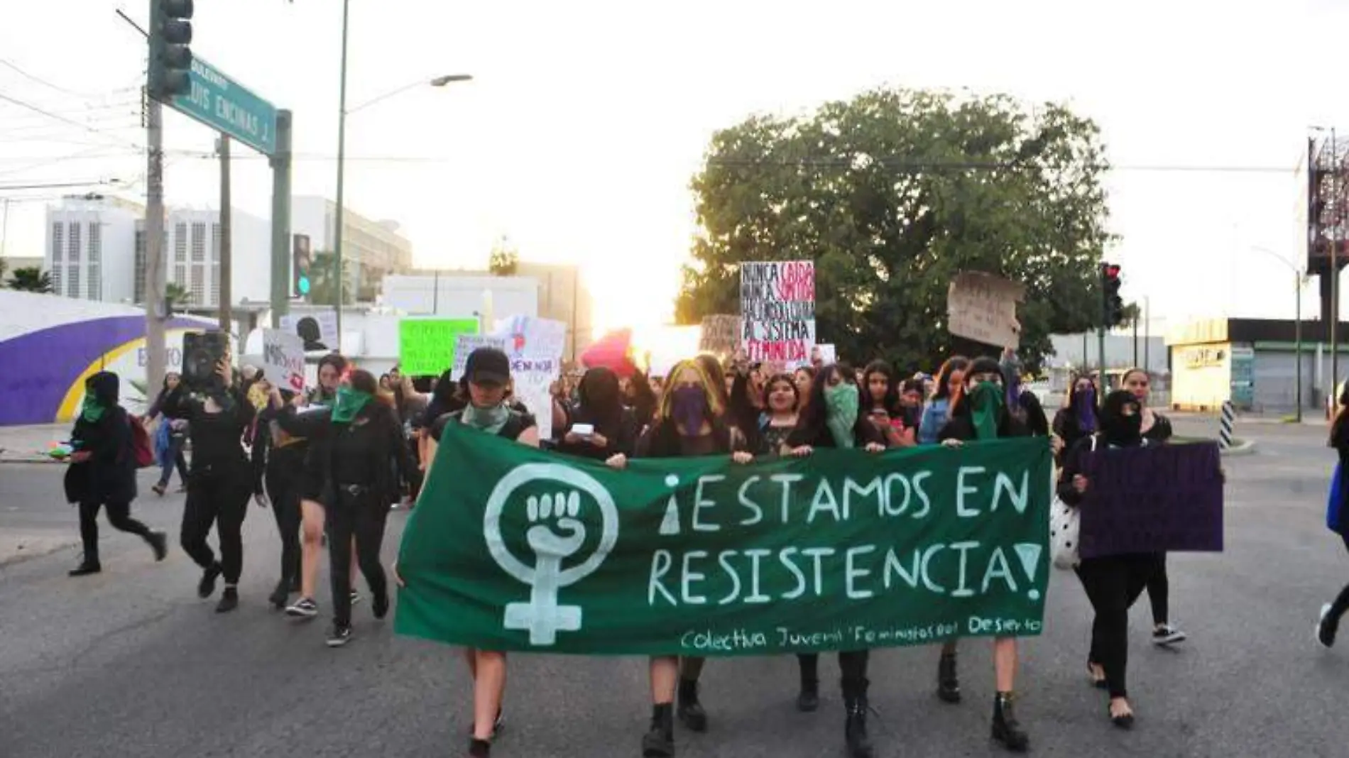 Marcha feminista- Anny Peñuñuri